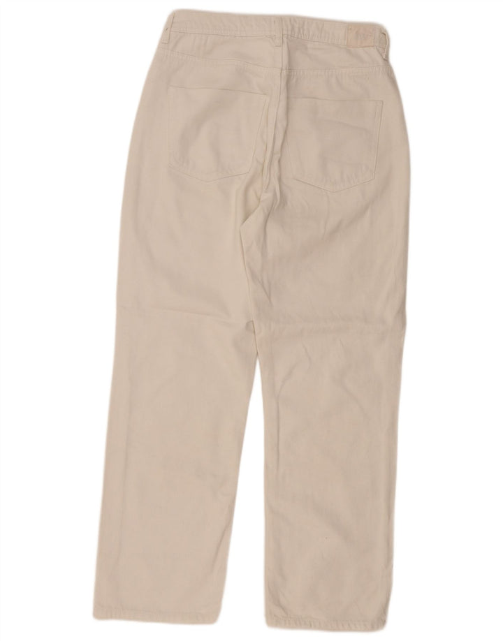 Jeans dritti da donna Zara EU 38 Small W28 L29 Bianco