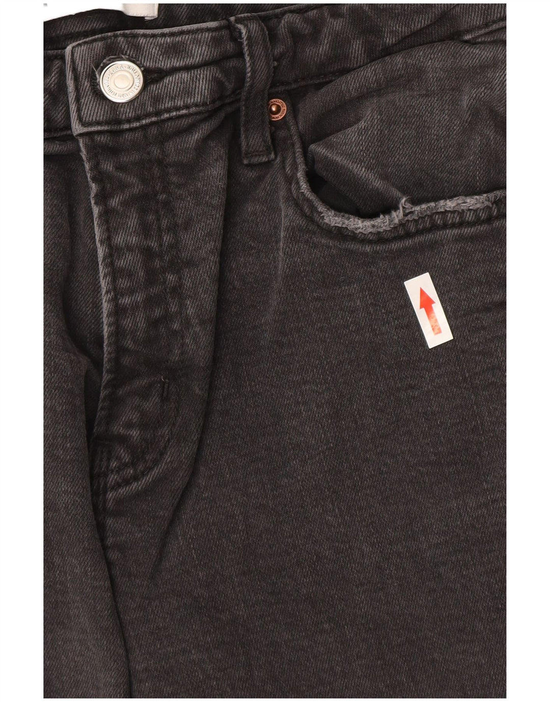 Jeans dritti da donna Zara EU 40 medio W30 L26 cotone grigio