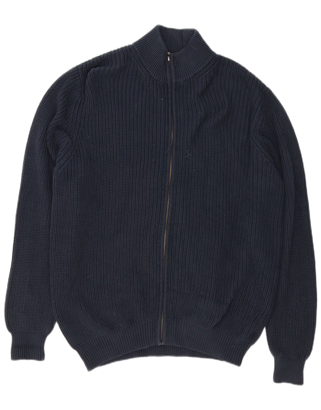Maglione cardigan da uomo L.L.Bean XL in cotone blu navy