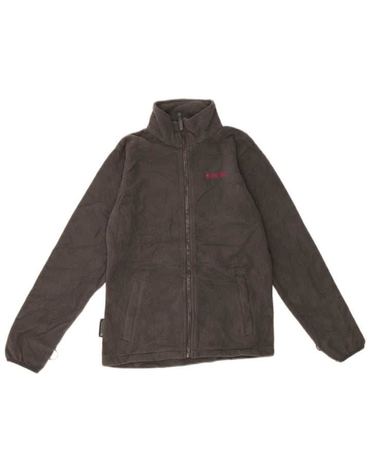 Giacca in pile foderata per ragazze Mountain Warehouse 11-12 anni in poliestere grigio