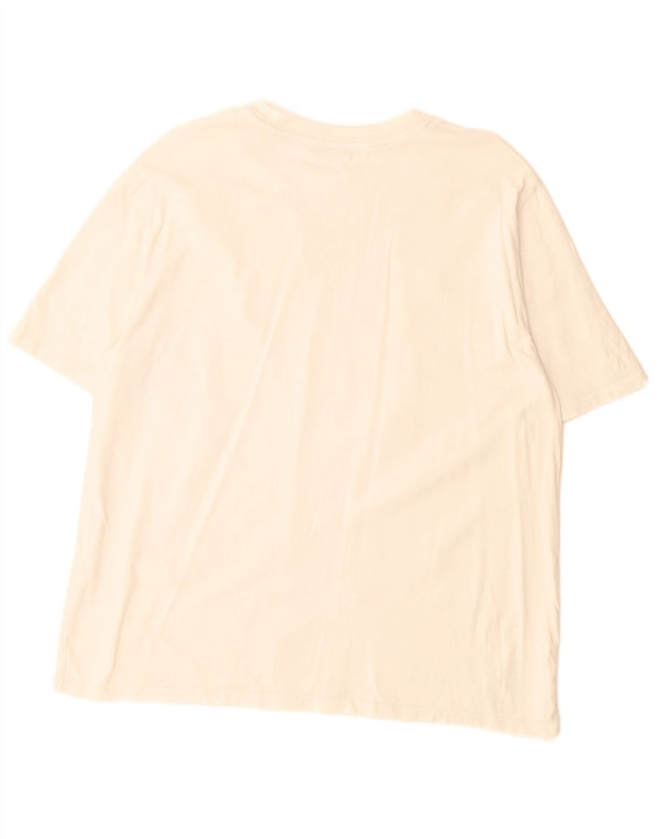 T-shirt Zara da donna Top UK 14 cotone bianco medio