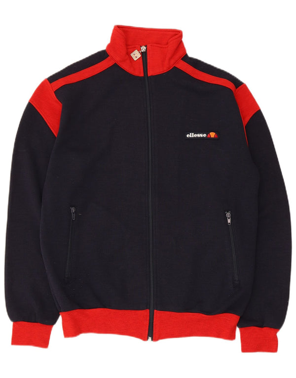 Giacca da tuta da uomo Ellesse UK 34/36 Small Blu Navy Colourblock