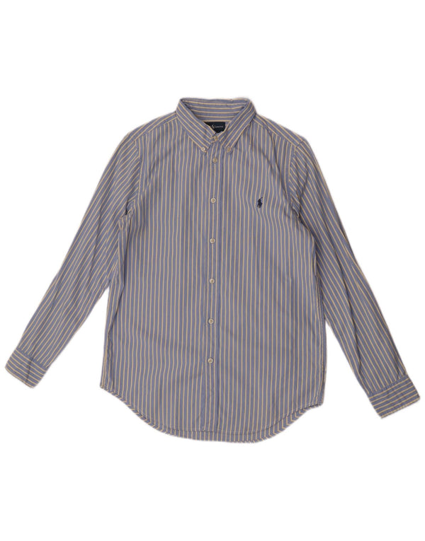 Polo Ralph Lauren Camicia Bambino 15-16 Anni Cotone a Righe Blu