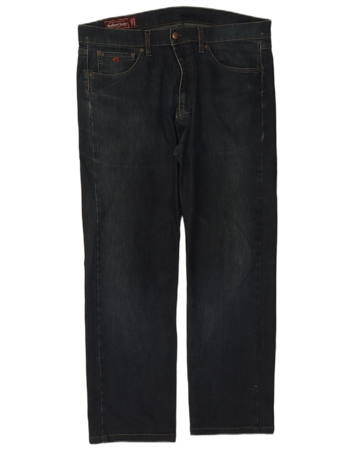 Jeans dritti da uomo Marlboro Classics W34 L28 cotone blu