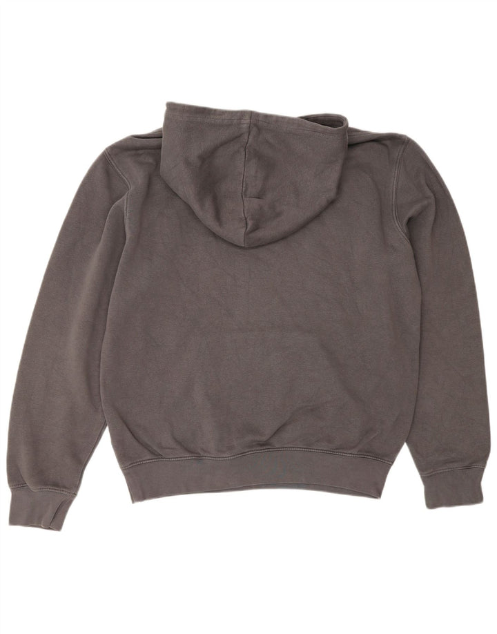 Maglione con cappuccio grafico da uomo CHAMPION in cotone grigio medio
