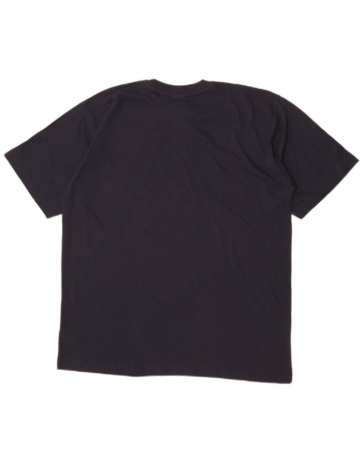 T-shirt Reebok da uomo Top XL blu navy in cotone