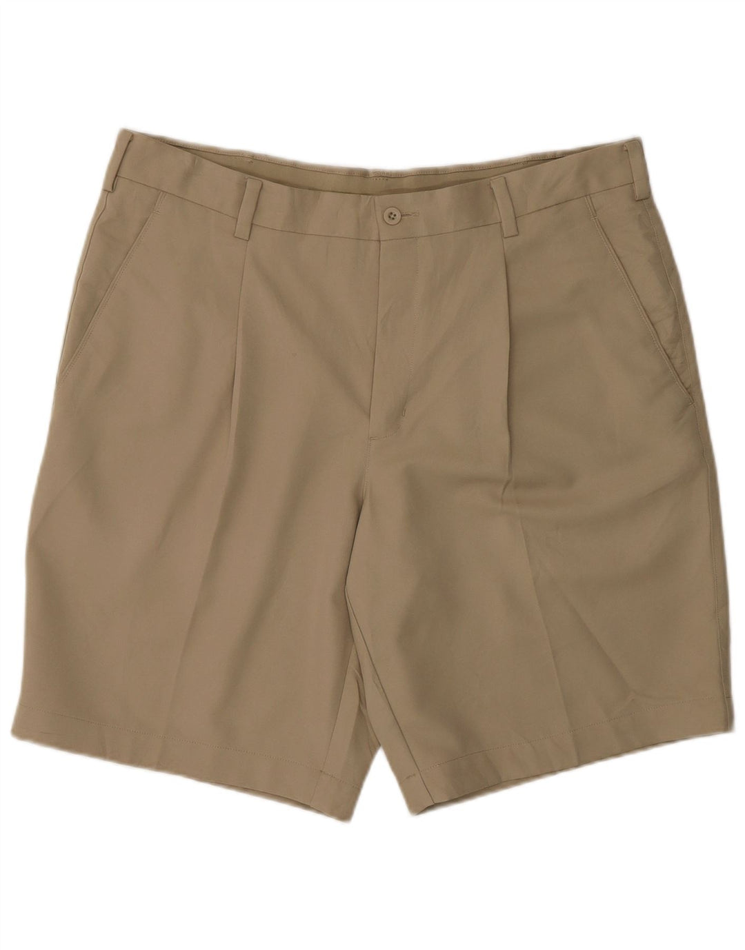 Pantaloncini chino Nike Fit Dry da uomo W36 Large in poliestere kaki