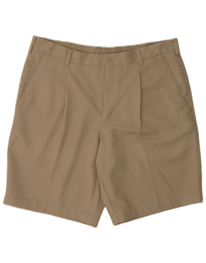 Pantaloncini chino Nike Fit Dry da uomo W36 Large in poliestere kaki