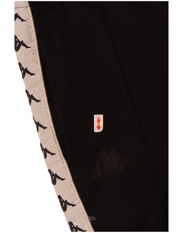 Pantaloni da tuta con grafica Kappa da uomo color block medio nero