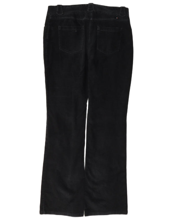 Pantaloni di velluto a coste da donna Tommy Hilfiger US 10 Large W34 L33 Blu Navy