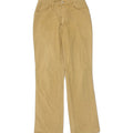 TRUSSARDI Womens Straight Casual Trousers W25 L27 Khaki Cotton | Vintage Trussardi | Thrift | Second-Hand Trussardi | Used Clothing | Messina Hembry 