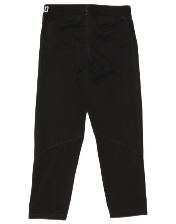 Leggings grafici NIKE Dri Fit da donna, poliestere nero medio