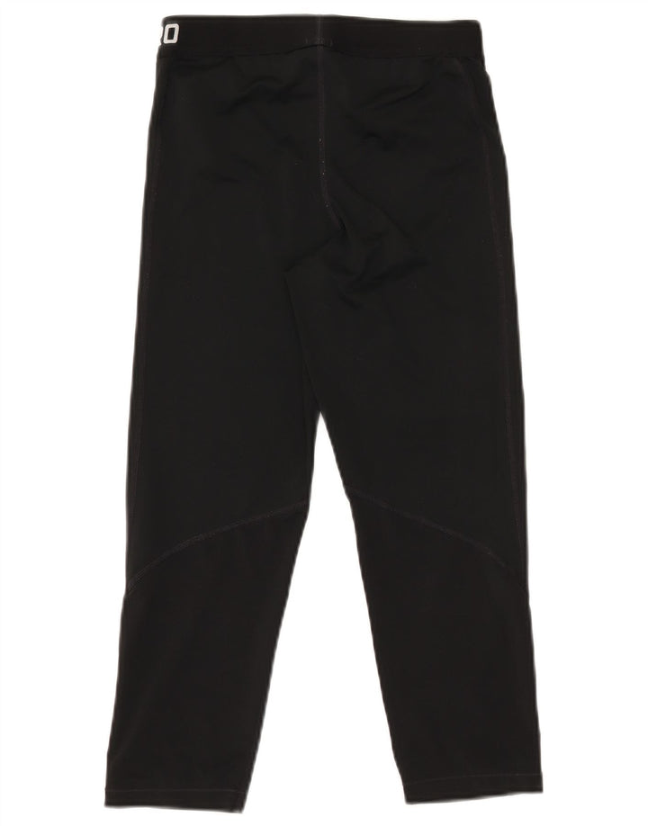 Leggings grafici NIKE Dri Fit da donna, poliestere nero medio