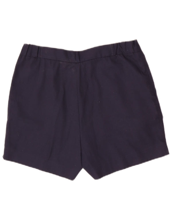 Pantaloncini chino da uomo Cerruti 1881 con pegged IT 48 medio W30 poliestere blu navy