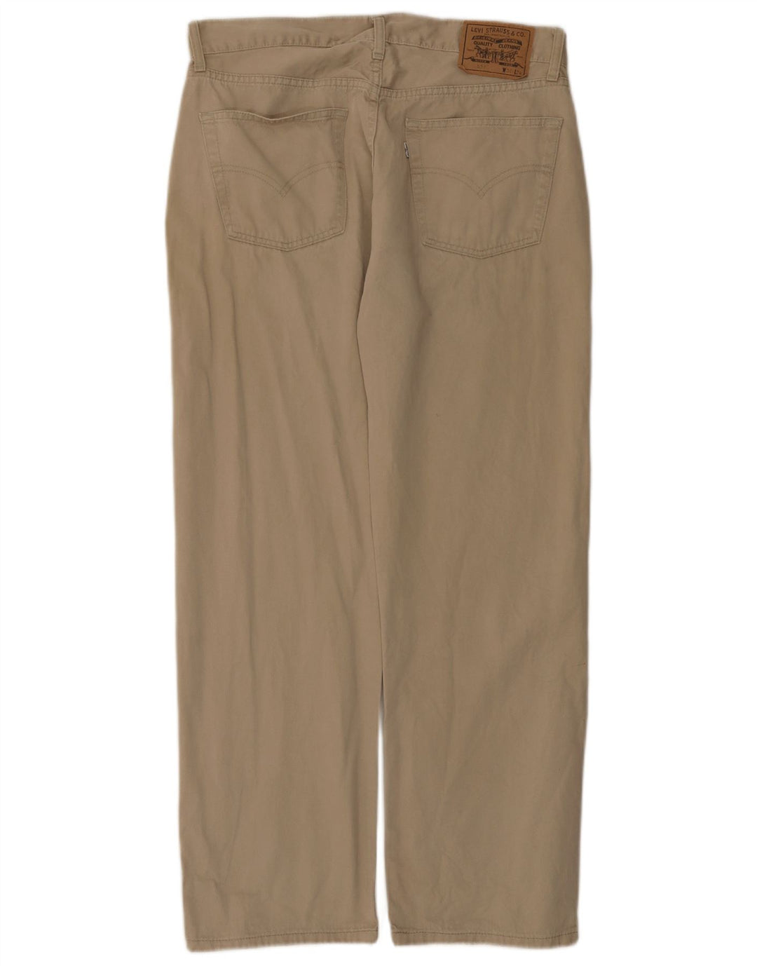 Levi's Uomo 551 Jeans dritti W36 L30 Cotone Beige