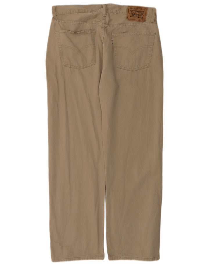 Levi's Uomo 551 Jeans dritti W36 L30 Cotone Beige