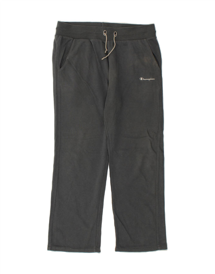 CHAMPION Womens Tracksuit Trousers UK 14 Large Grey Cotton Vintage Champion and Second-Hand Champion from Messina Hembry 