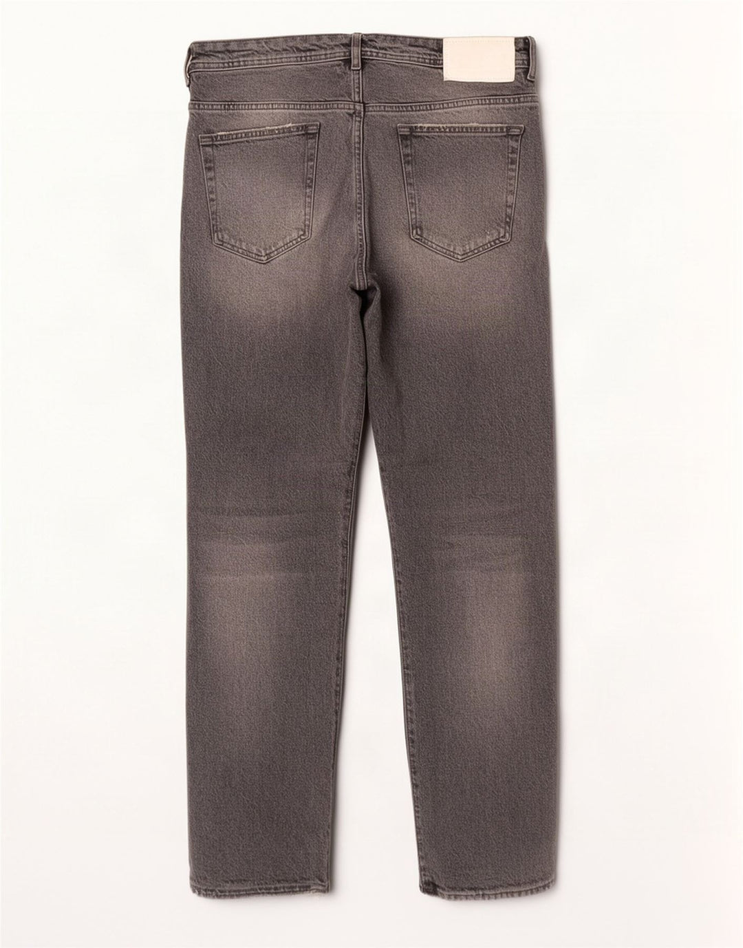 Jeans dritti invecchiati da uomo Zara EU 44 Large W34 L29 Cotone grigio