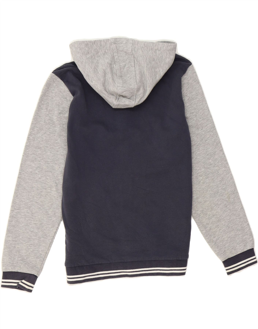 ELLESSE Boys Graphic Varsity Jacket 11-12 Years Navy Blue Colourblock Vintage Ellesse and Second-Hand Ellesse from Messina Hembry 