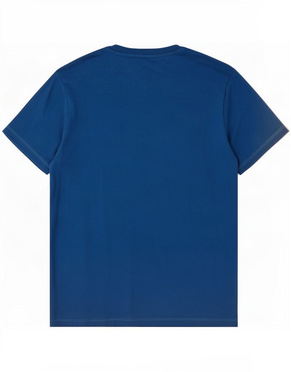 T-shirt da uomo Tommy Hilfiger Top in cotone blu medio
