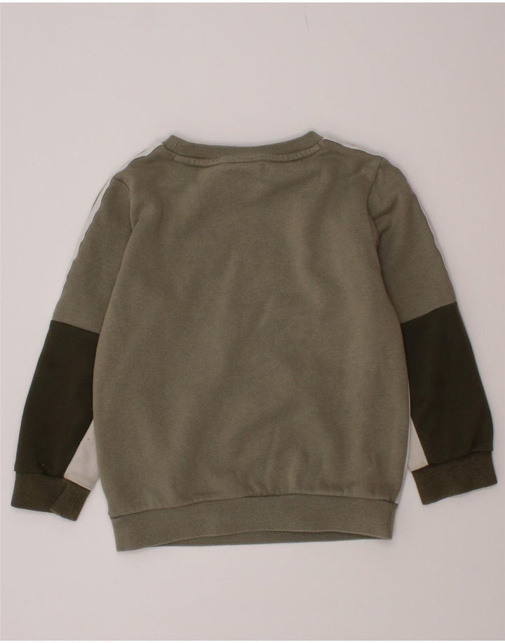 Felpa Adidas da ragazzo, 2-3 anni, colore grigio color block