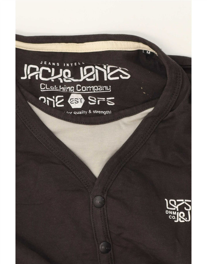 Maglia da uomo a maniche lunghe Jack & Jones grigio medio