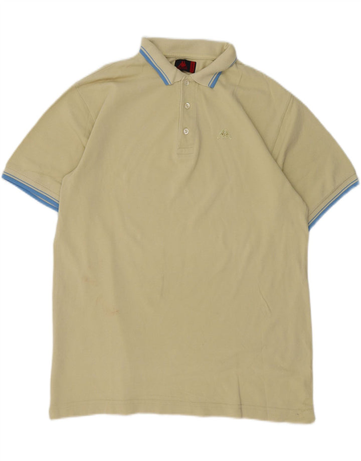Polo Kappa Uomo XL Cotone Giallo
