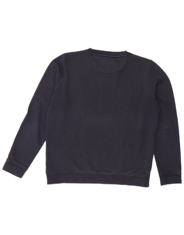 Felpa grafica da donna Gant Maglione UK 16 Large Blu Navy in cotone