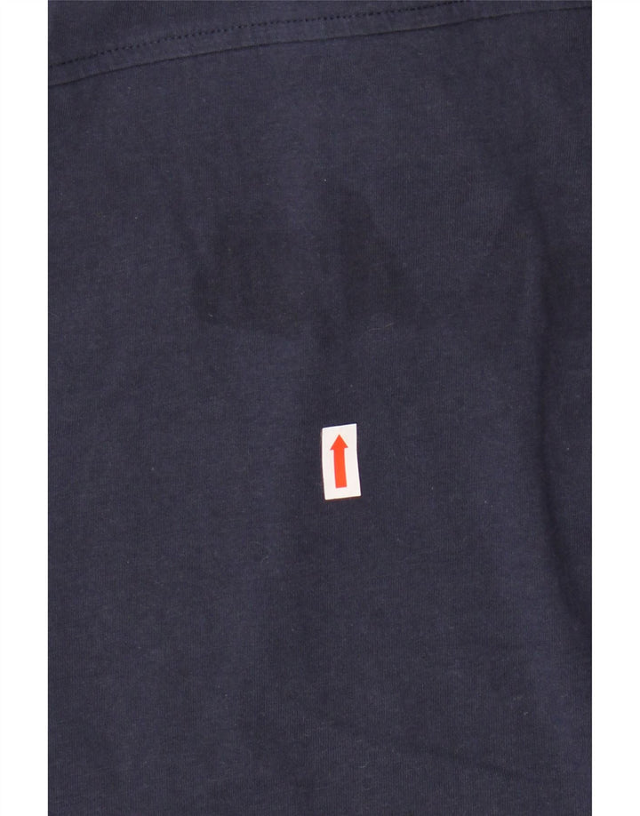 JACK & JONES Polo da uomo grande in cotone blu navy