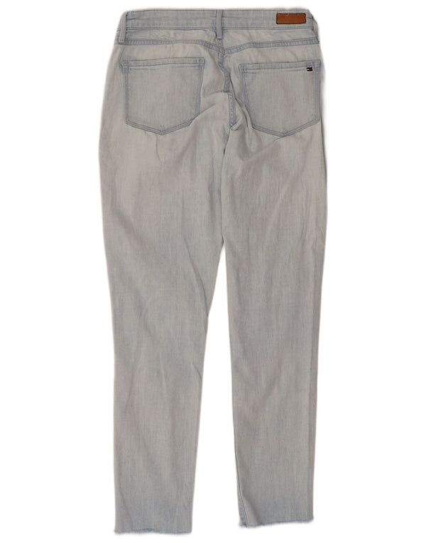 Tommy Hilfiger Donna Como RW Skinny Jegging Jeans W27 L27 Blu Cotone