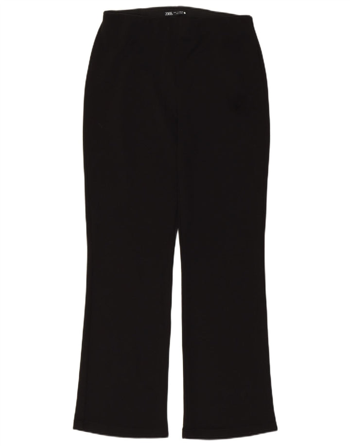 Pantaloni casual Bootcut da donna Zara medi W28 L28 poliestere nero