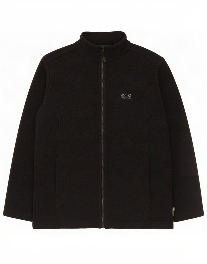 Giacca in pile da donna Jack Wolfskin UK 12 poliestere nero medio