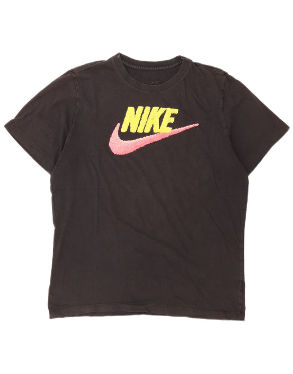 T-shirt grafica da donna Nike Top UK 14 grande nera