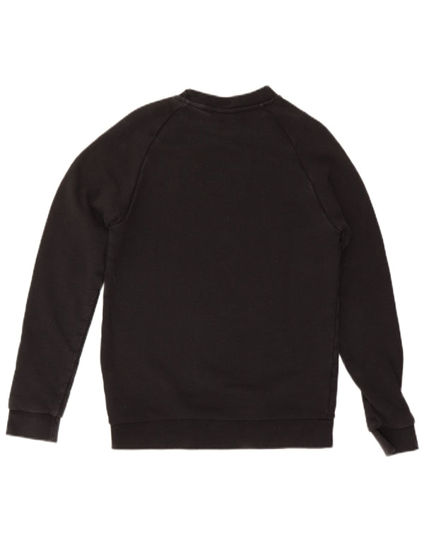 Felpa grafica da uomo Adidas Jumper XS in cotone nero