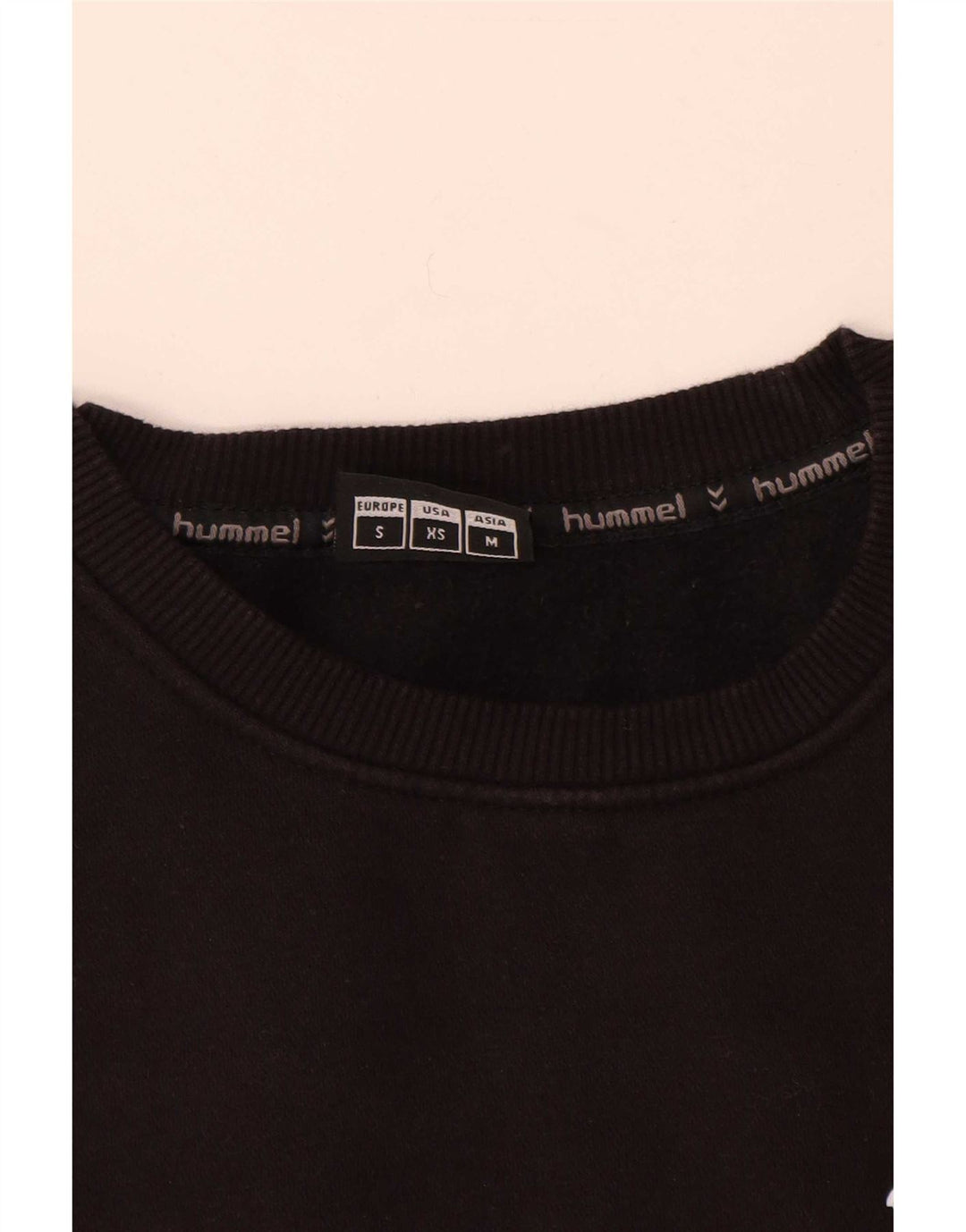 Felpa da uomo Hummel Maglione piccolo cotone nero