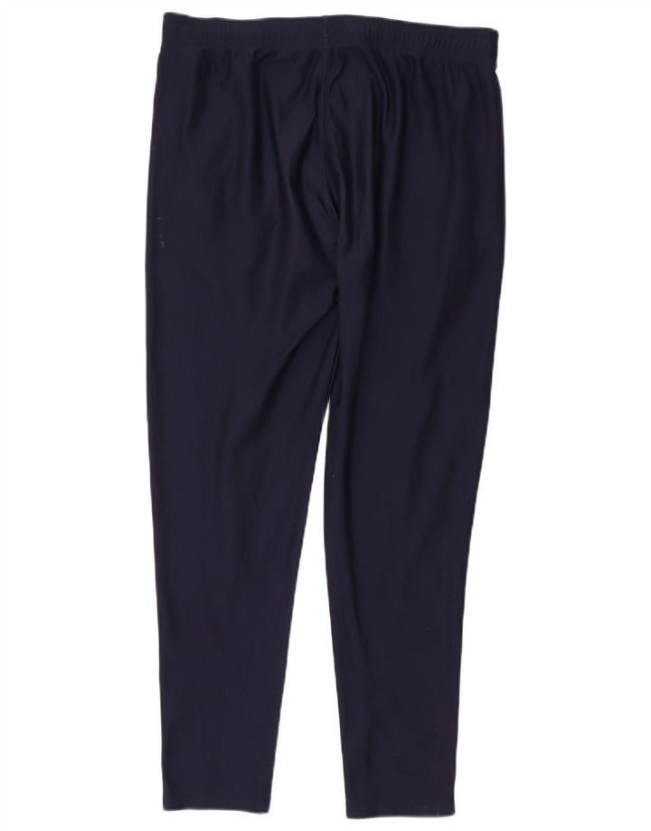 Pantaloni da tuta da uomo Under Armour grandi in poliestere blu navy