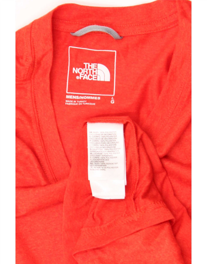 T-shirt da uomo The North Face Top grande rosso in poliestere