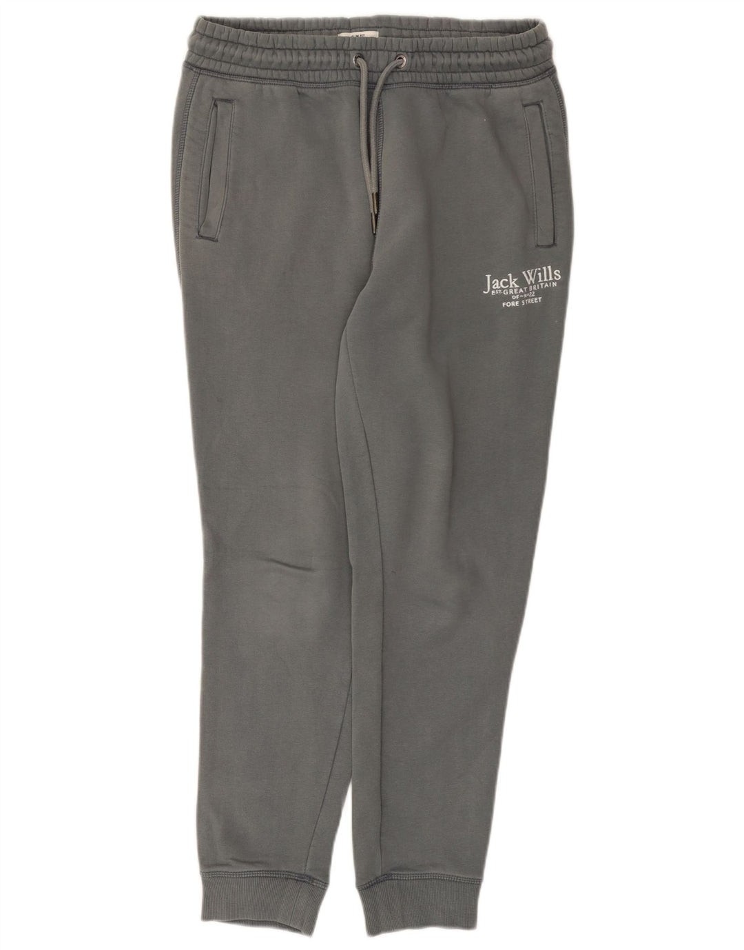 Pantaloni da tuta da uomo con grafica slim fit Jack Wills, grigio medio