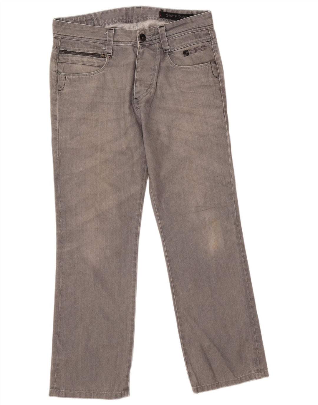 Jeans dritti da uomo Jack & Jones W33 L29 Grigi