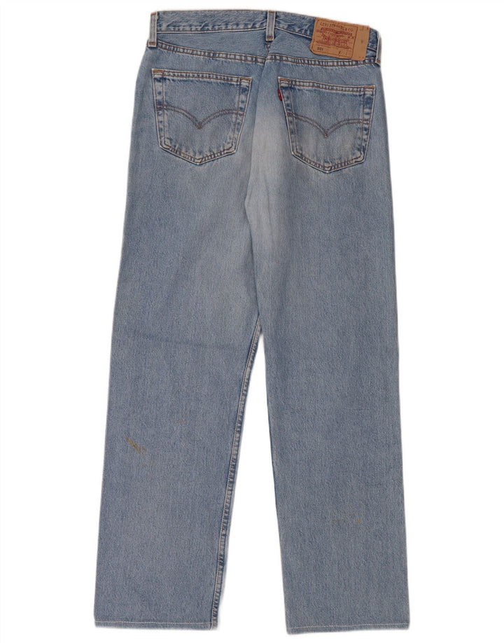 LEVI'S Jeans dritti da uomo 501 W33 L29 cotone blu