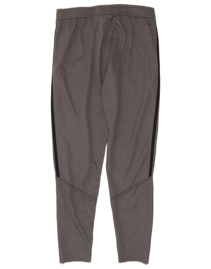 Pantaloni da tuta Adidas Aeroready da uomo in poliestere grigio medio