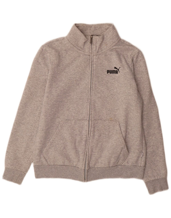 Giacca da tuta da donna Puma UK 14 Large Grigio Cotone