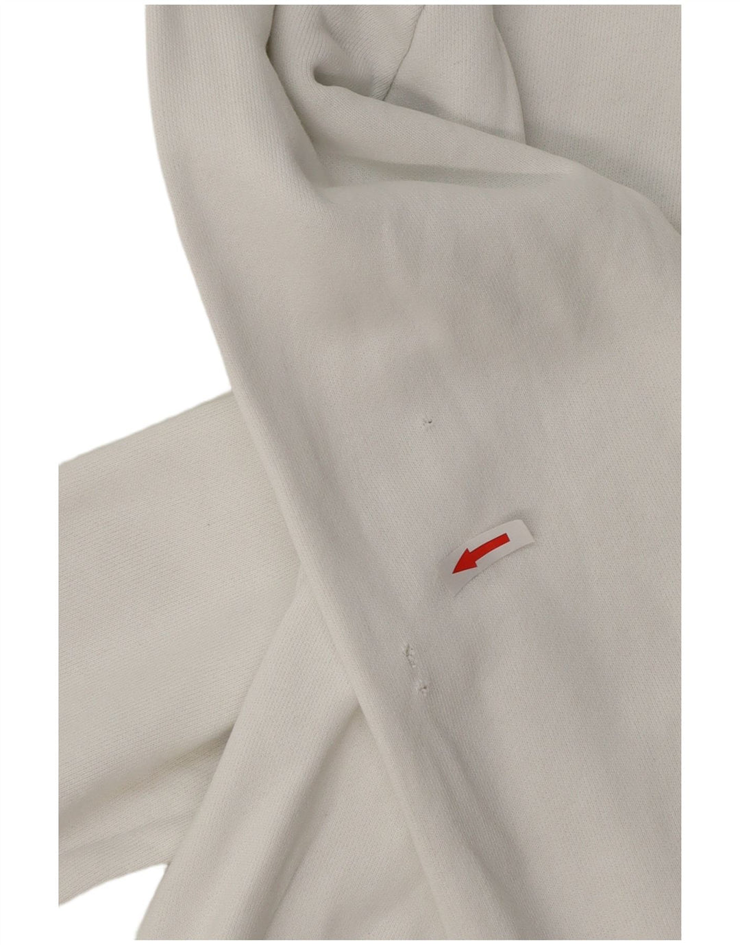 Felpa da uomo ADIDAS maglione grande cotone bianco