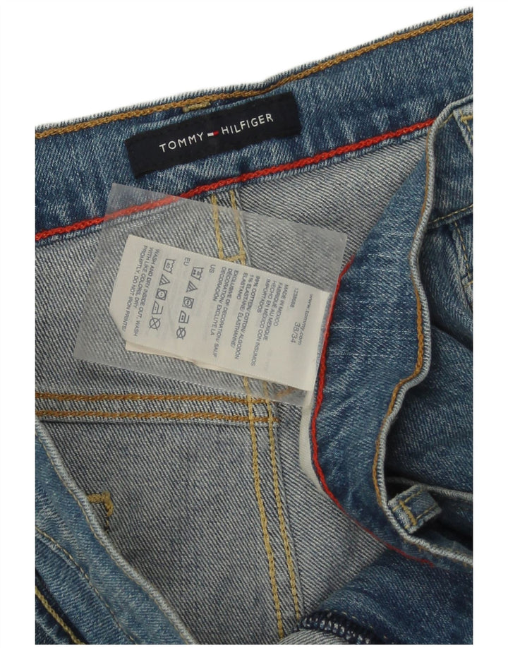 Jeans dritti da uomo Tommy Hilfiger W38 L34 cotone blu