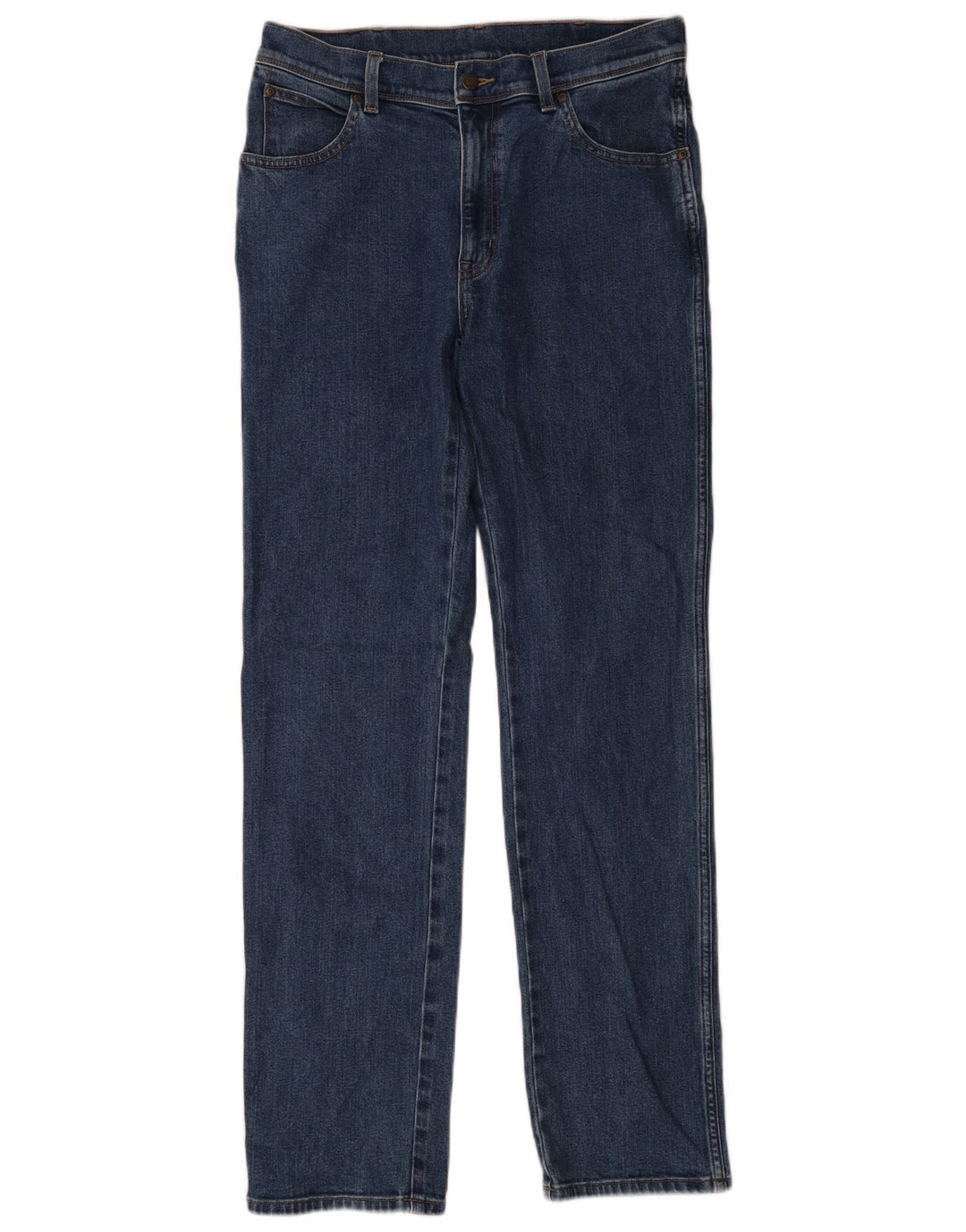 Jeans dritti da uomo Wrangler W34 L34 cotone blu