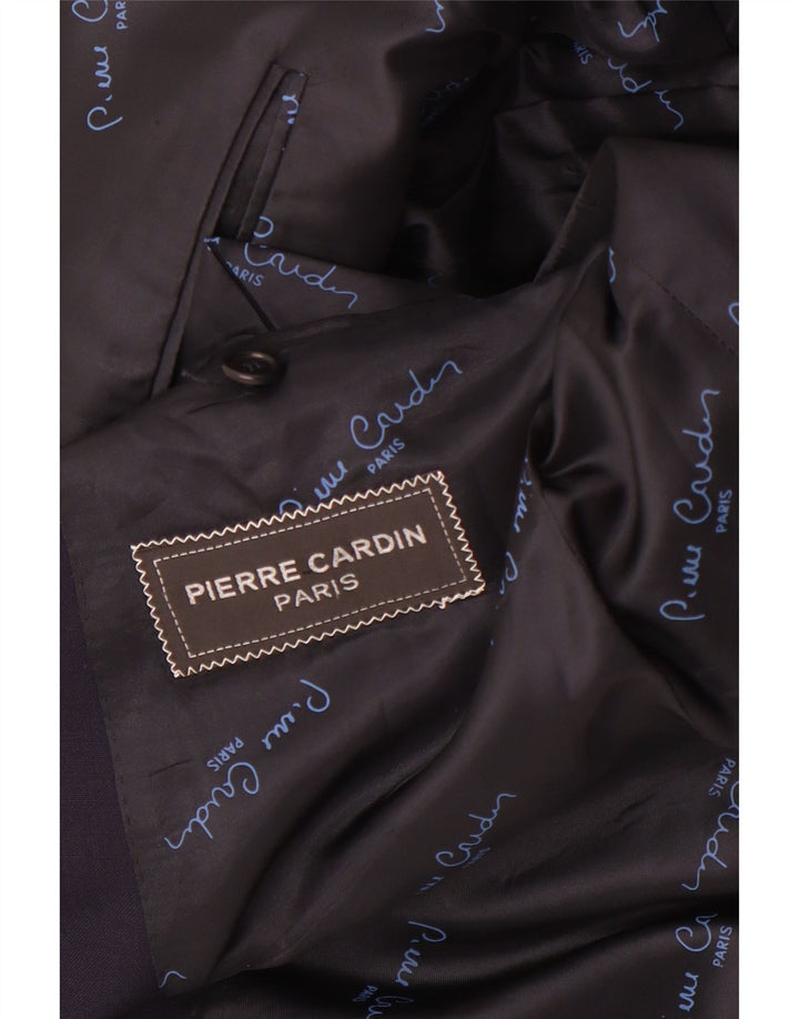 Giacca blazer doppiopetto da uomo Pierre Cardin UK 36 Small Blu Navy