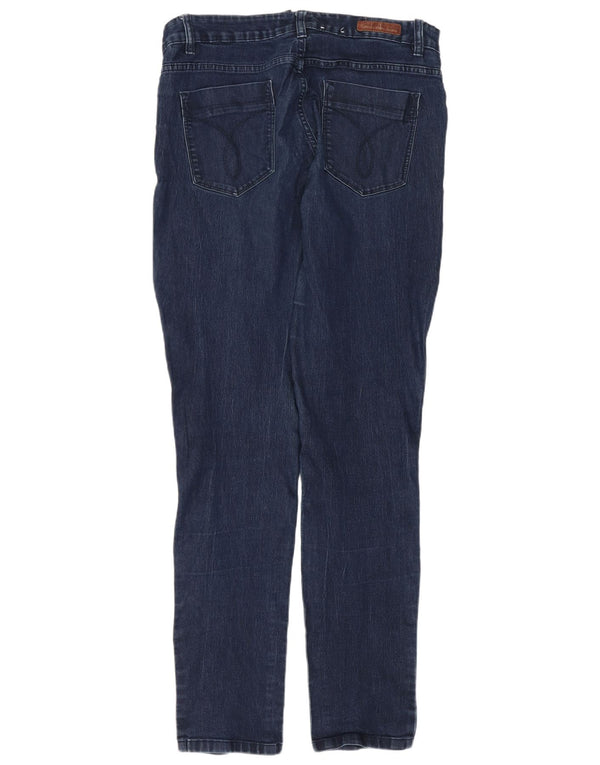 Jeans skinny legging da donna Calvin Klein US 12 Large W31 L32 Blu navy