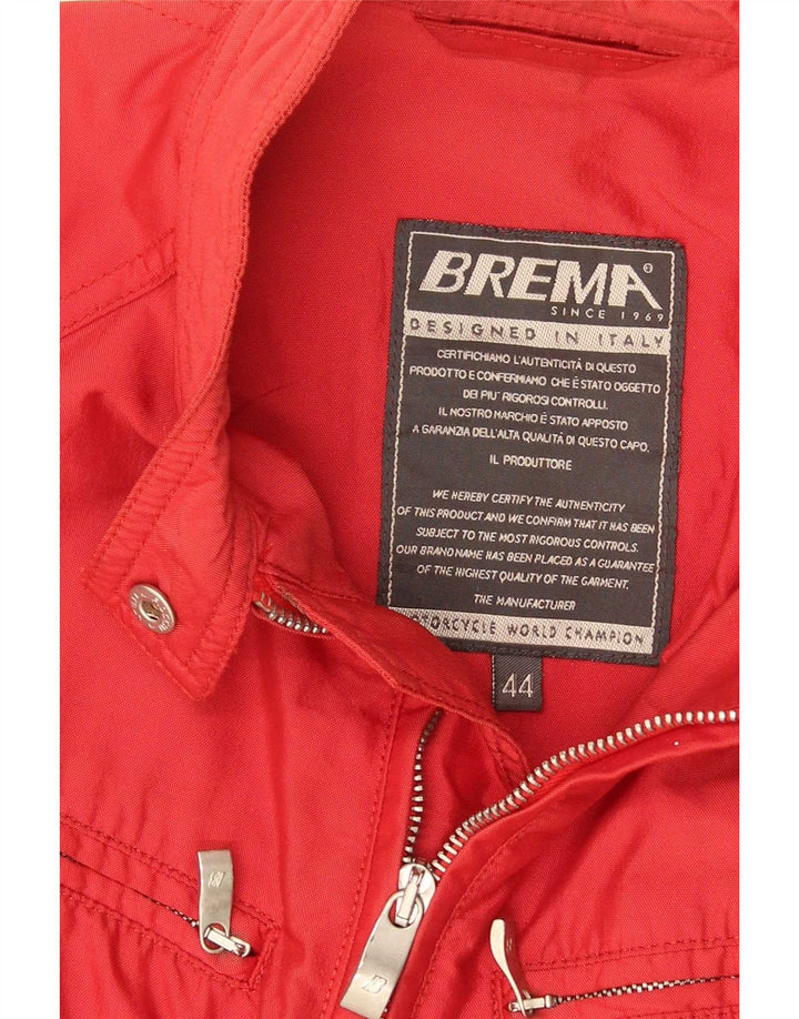 Giacca Biker Donna Brema IT 44 Medium Rosso Poliammide