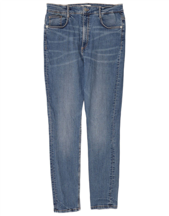 Jeans skinny da donna Zara EU 42 Large W32 L28 Blu
