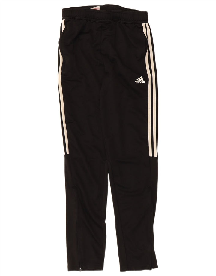 Pantaloni della tuta da ragazzo Adidas 13-14 anni in poliestere nero